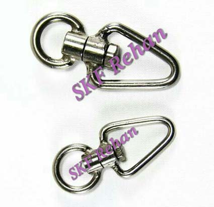 PRO IRON GEAR Stainless Steel Falconry Swivels - 3 Sizes Available (MPN 614, 615, 616) - Coastlock, Cross-Lock, Heavy Duty